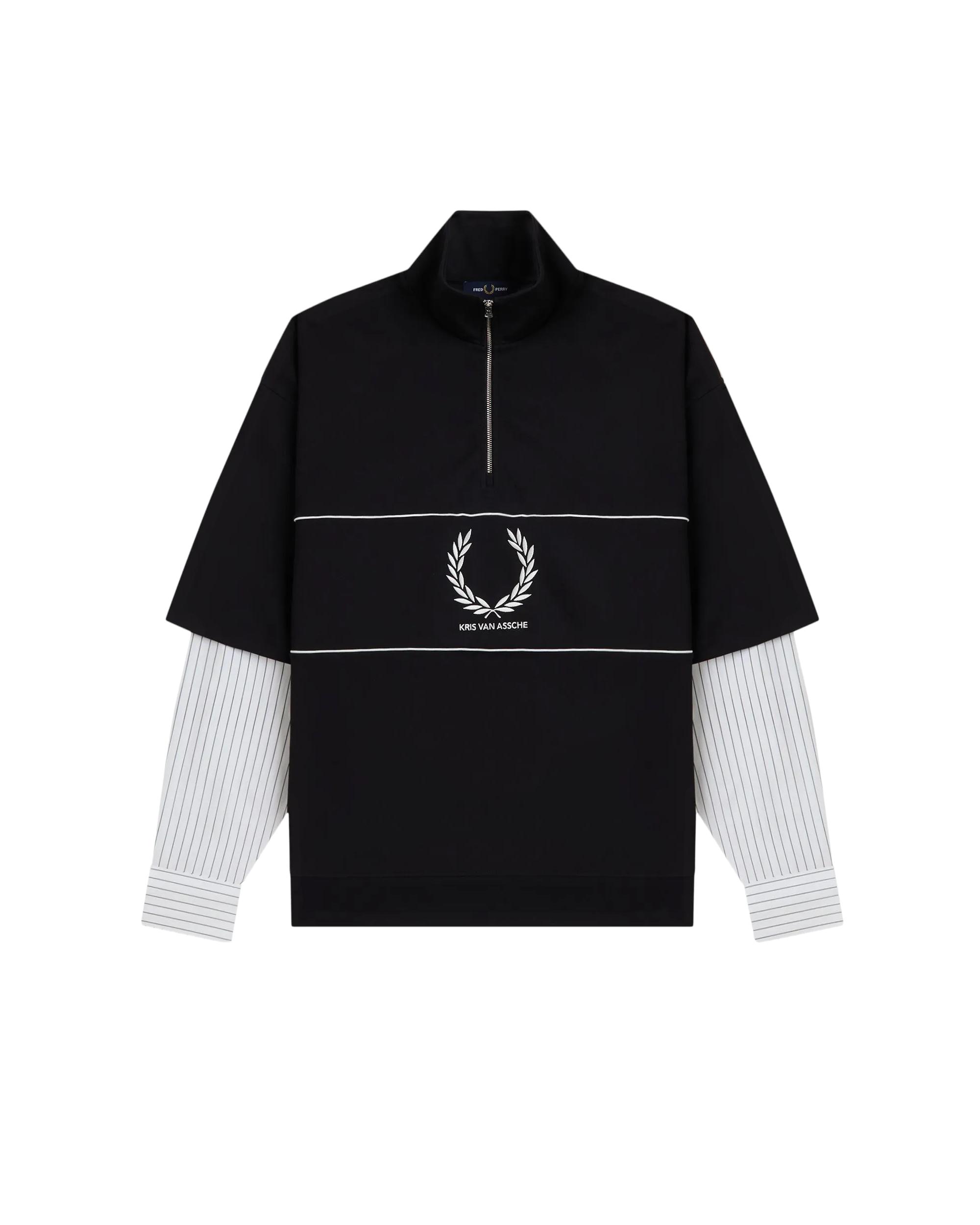 X Kris Van Asche half zip sweatshirt by FRED PERRY