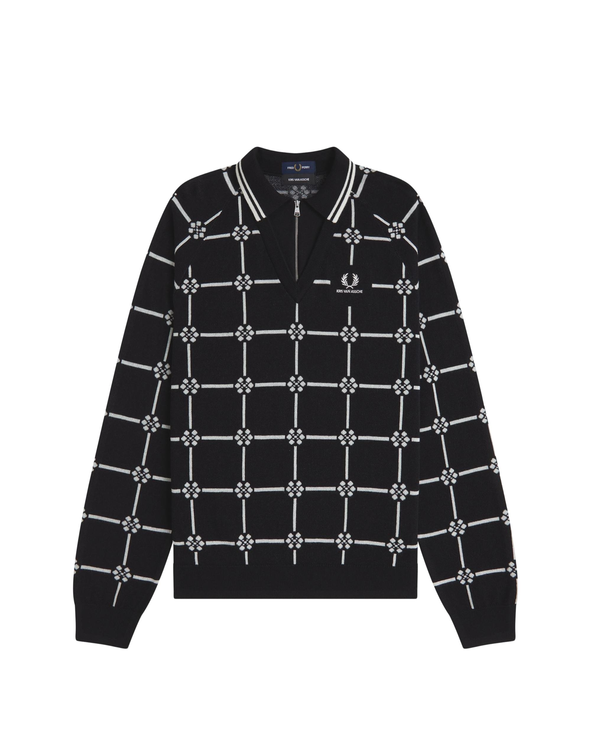 X Kris Van Asche long sleeve knitted jumper by FRED PERRY