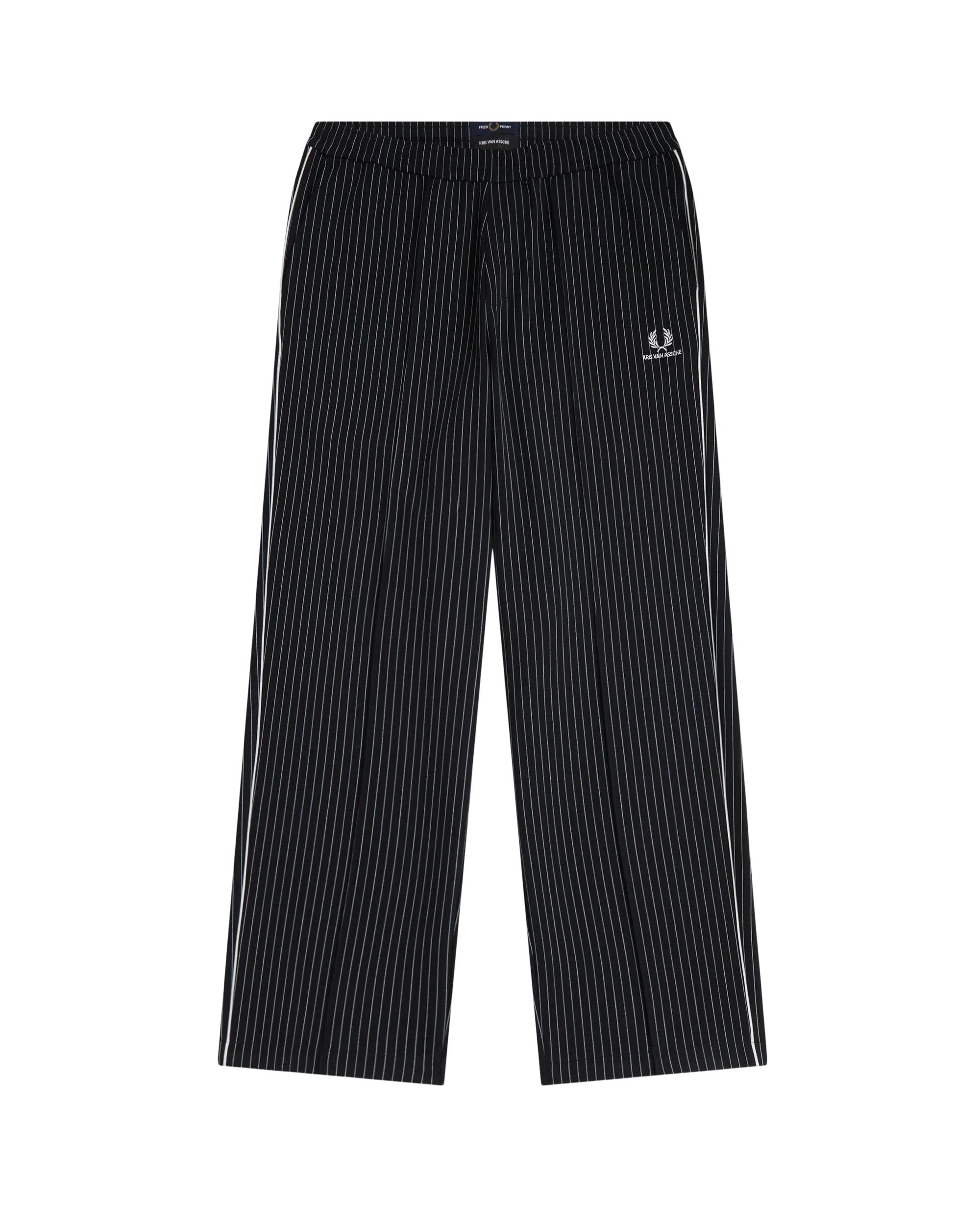 X Kris Van Asche pinstripe track pant by FRED PERRY