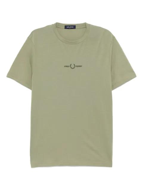 embroidered T-shirt by FRED PERRY