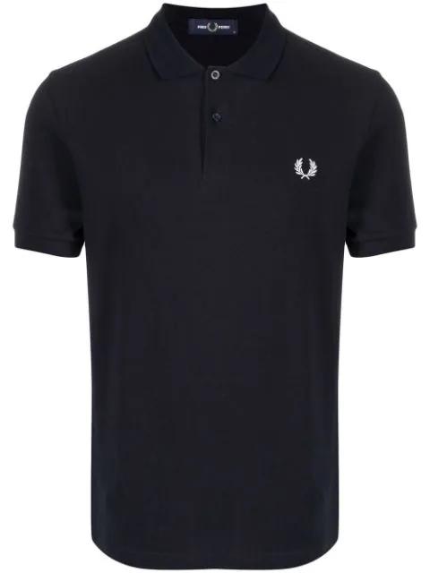 embroidered logo polo shirt by FRED PERRY