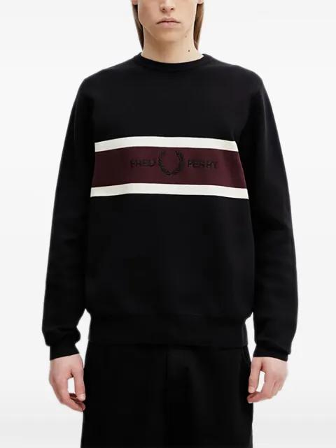 embroidered sweatshirt by FRED PERRY