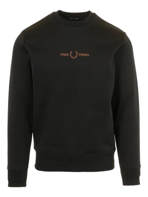 embroidered sweatshirt by FRED PERRY