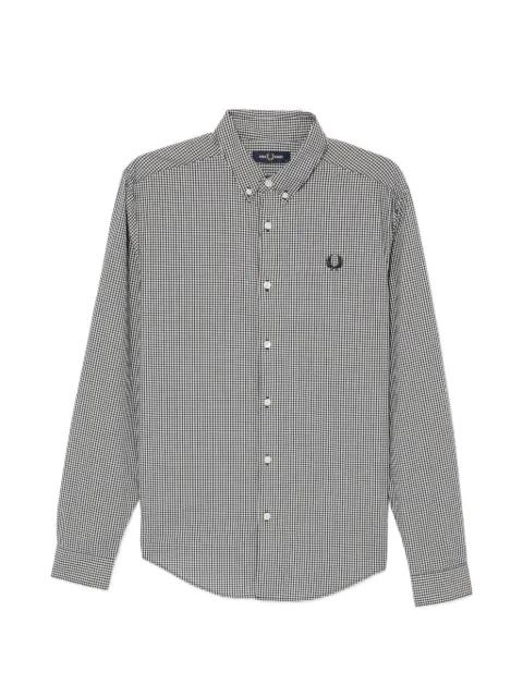 gingham-checked shirt by FRED PERRY