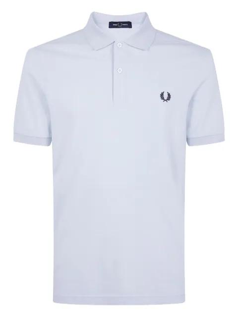 laurel wreath-embroidered polo shirt by FRED PERRY