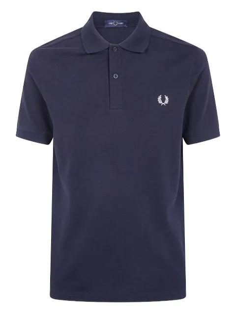laurel wreath-embroidered polo shirt by FRED PERRY