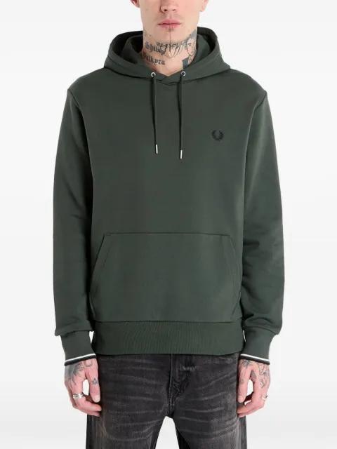 logo-detail hoodie by FRED PERRY