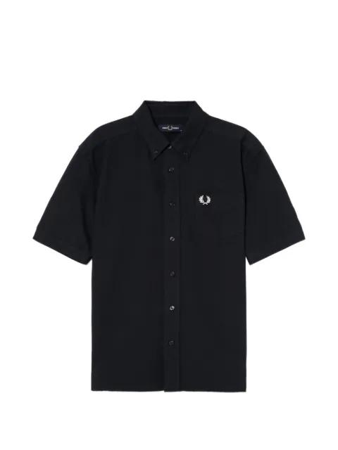 logo-detail pocket shirt by FRED PERRY
