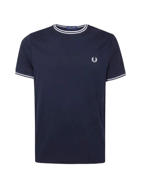 logo-embroidered T-shirt by FRED PERRY