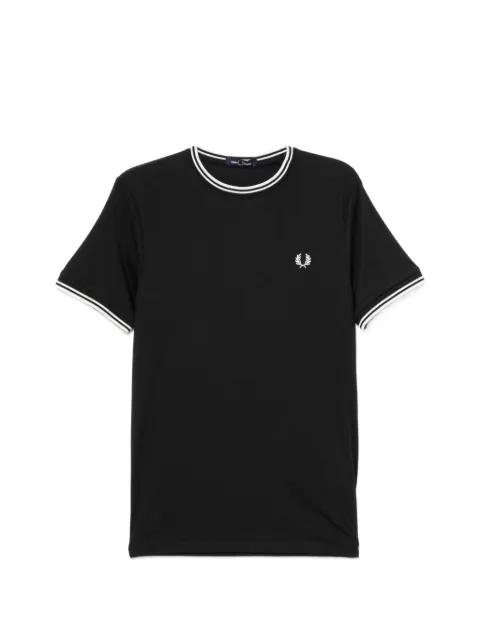 logo-embroidered T-shirt by FRED PERRY