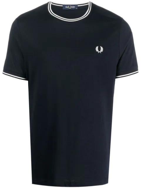logo-embroidered T-shirt by FRED PERRY