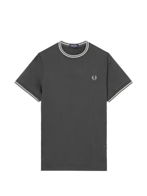 logo-embroidered T-shirt by FRED PERRY