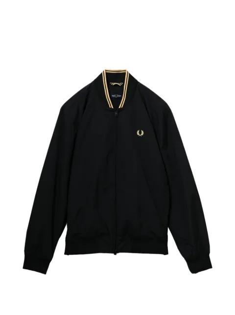 logo-embroidered bomber jacket by FRED PERRY