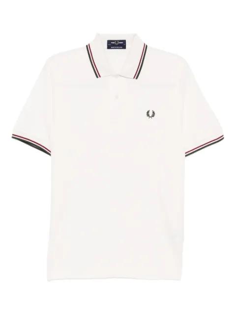 logo-embroidered polo shirt by FRED PERRY
