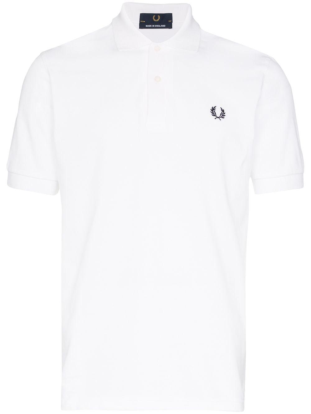 logo-embroidered polo shirt by FRED PERRY