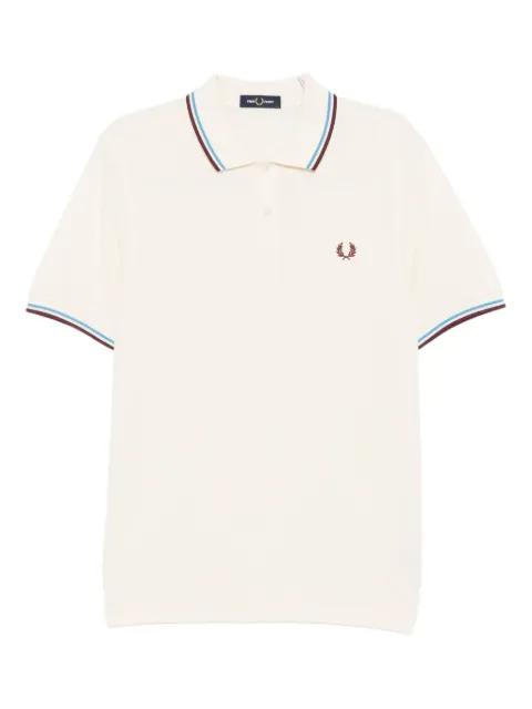 logo-embroidered polo shirt by FRED PERRY