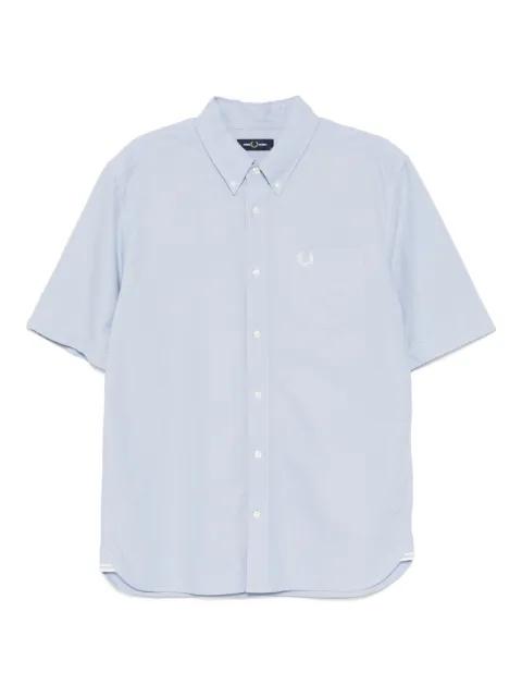 logo-embroidered shirt by FRED PERRY
