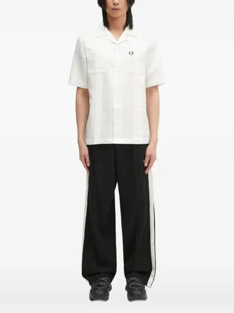 logo-embroidered shirt by FRED PERRY