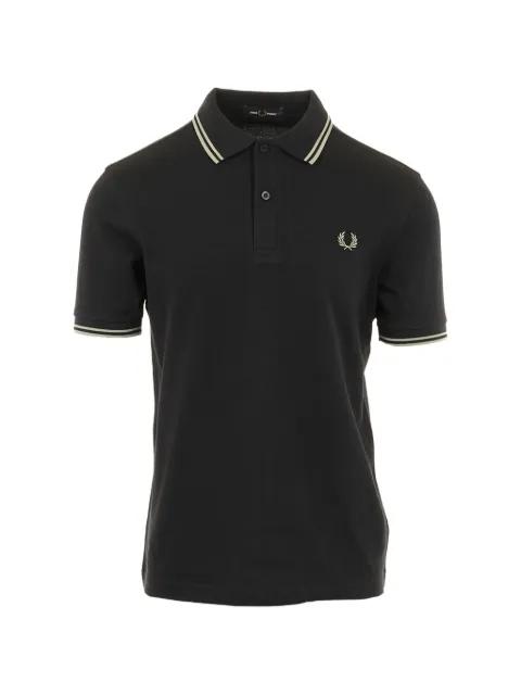 logo-embroidery polo shirt by FRED PERRY