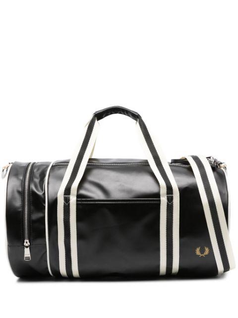logo-print holdall bag by FRED PERRY