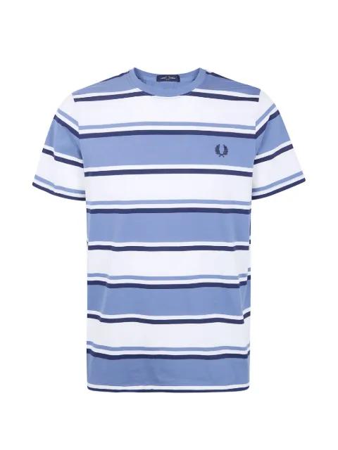 striped-pattern T-shirt by FRED PERRY