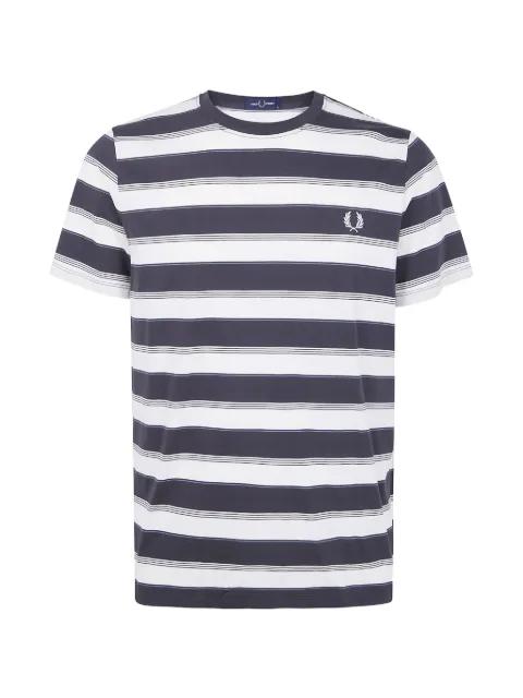 striped-pattern T-shirt by FRED PERRY