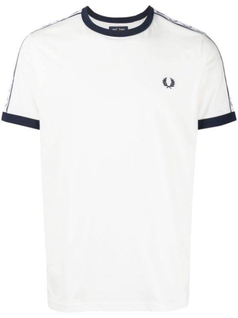 taped ringer T-shirt by FRED PERRY