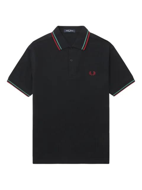 tipped-collar polo shirt by FRED PERRY