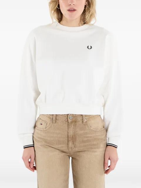 tipped sweatshirt by FRED PERRY
