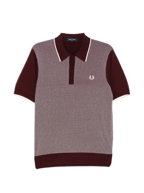 tonic waffle polo shirt by FRED PERRY