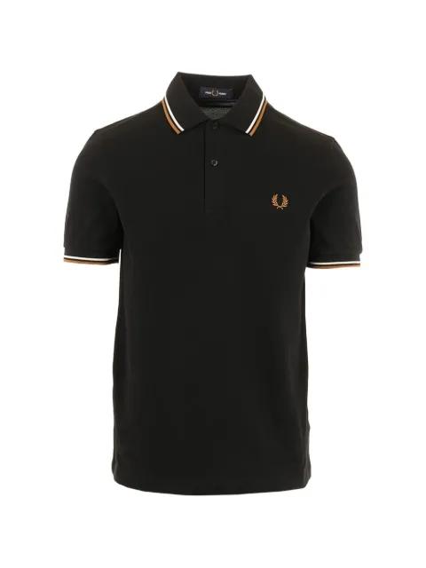 trim-striped polo by FRED PERRY
