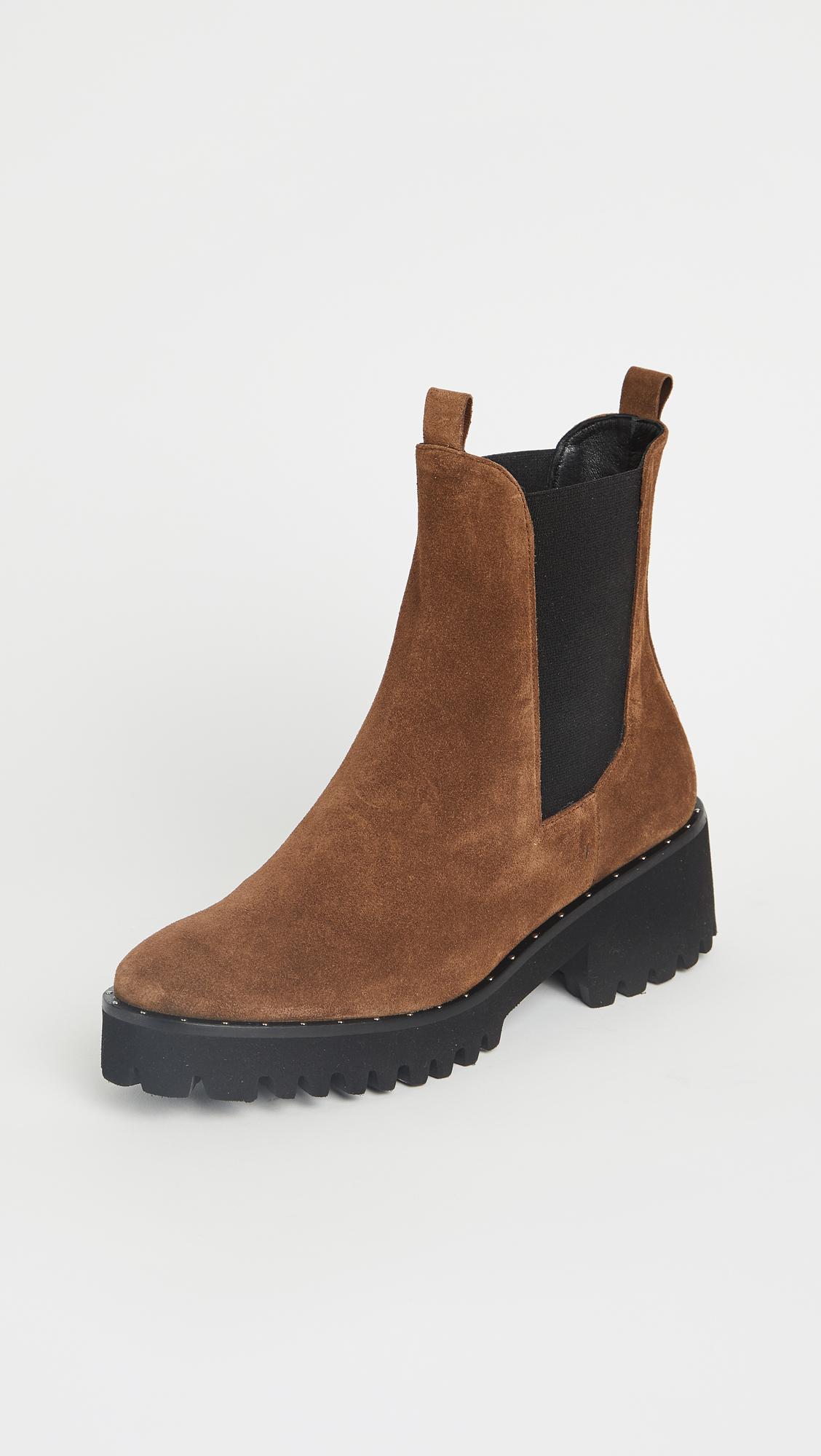 Brooke Lug Sole Boots by FREDA SALVADOR