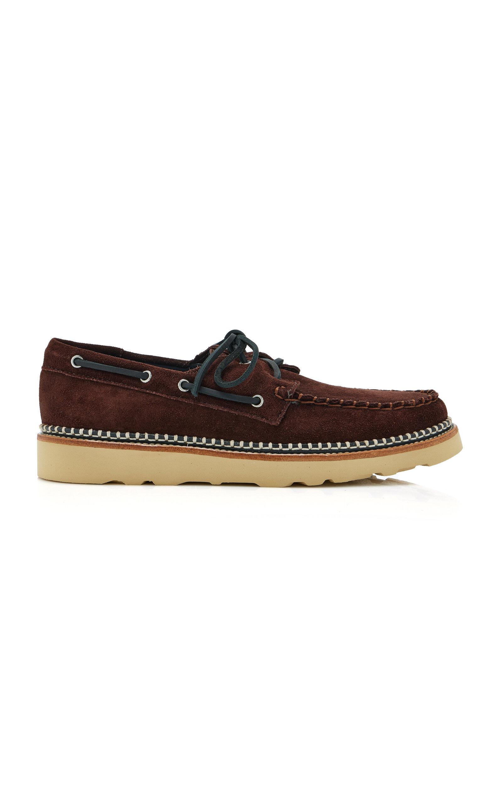 FRĒDA SALVADOR Collins Suede Boat Shoes - Moda Operandi by FREDA SALVADOR