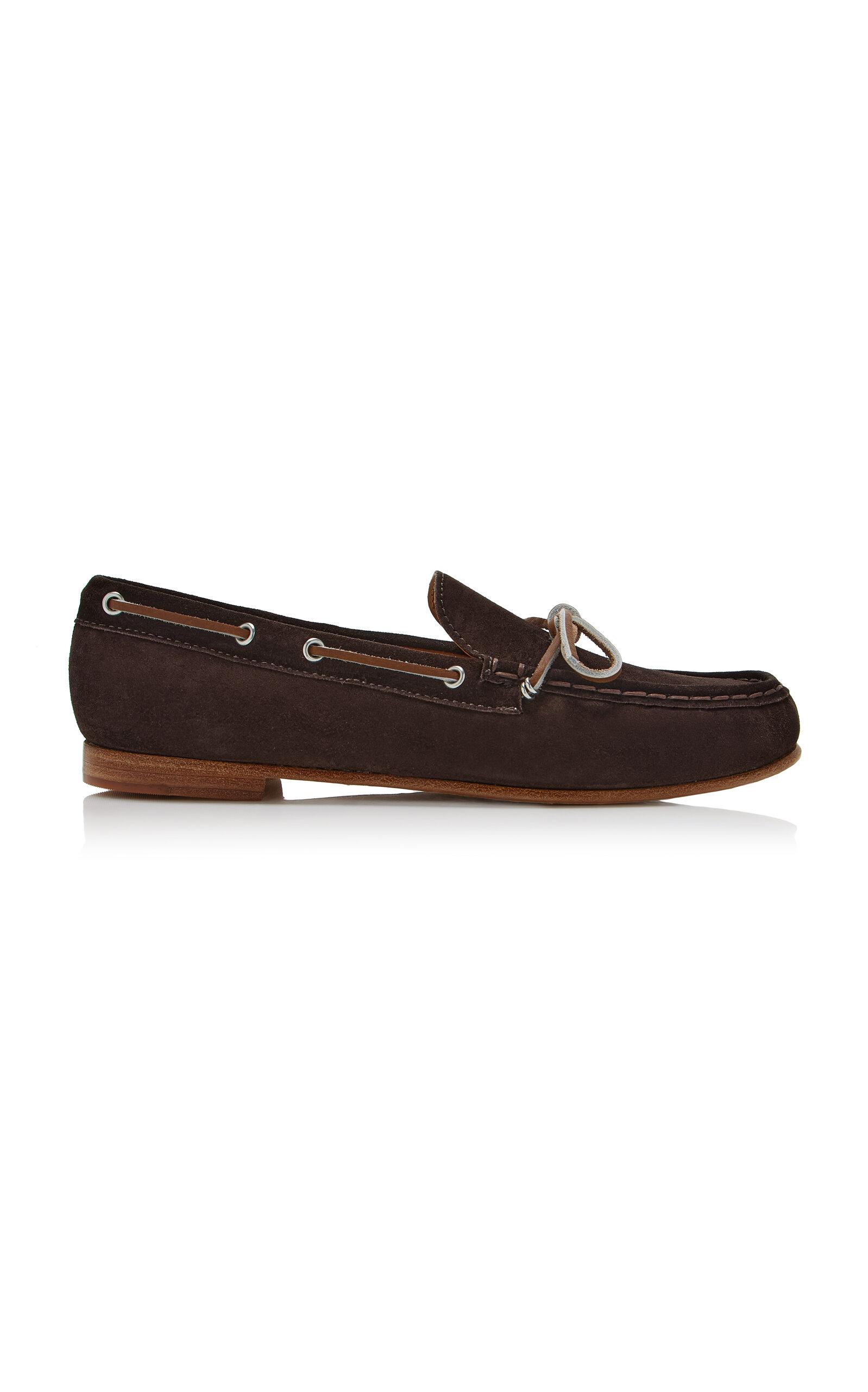 FRĒDA SALVADOR Exclusive Morgan Suede Boat Shoes - Moda Operandi by FREDA SALVADOR