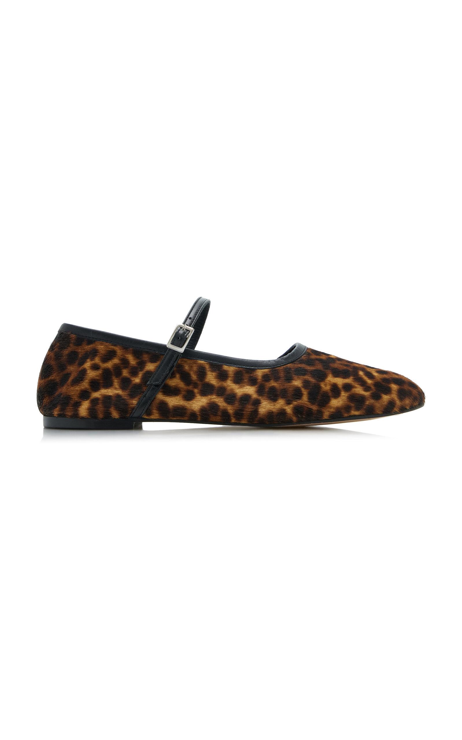 FRĒDA SALVADOR Laurel Leopard Pony Hair Ballet Flats - Moda Operandi by FREDA SALVADOR
