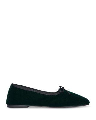 Women's Jada Slip On Woven Bow Flats by FREDA SALVADOR