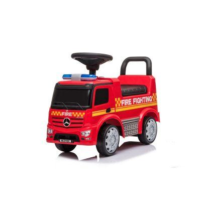 Unisex Mercedes Antos Kids Fire Truck 1-Seater Push Car - Ages 2-4 by FREDDO