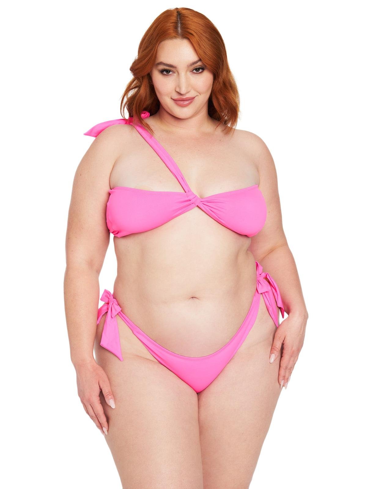 Laguna Bikini Set in Hot Pink by FREDERICK'S OF HOLLYWOOD