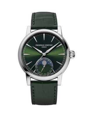 Classic Moonphase Date Manufacture Watch by FREDERIQUE CONSTANT