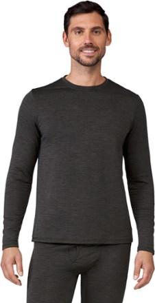 Force Grid Fleece Crew Base Layer Top by FREE COUNTRY