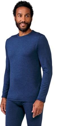 Force Grid Fleece Crew Base Layer Top by FREE COUNTRY
