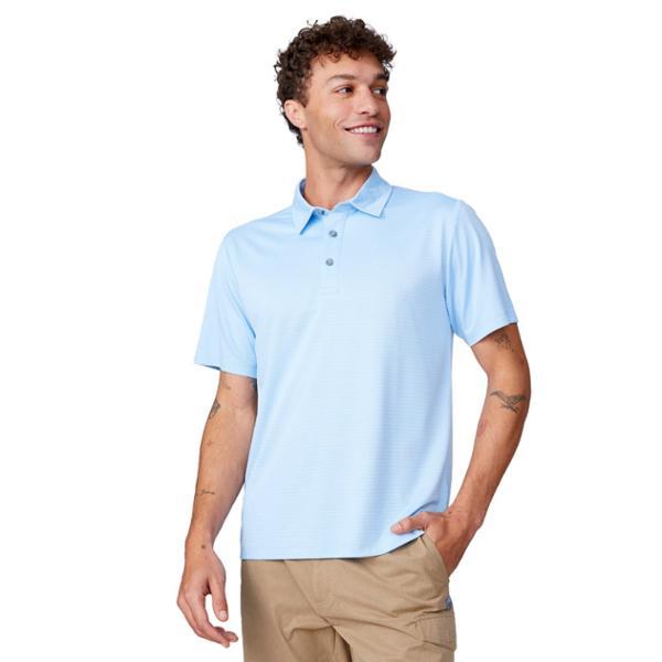 Tech Jacquard Short-Sleeve Polo Shirt by FREE COUNTRY