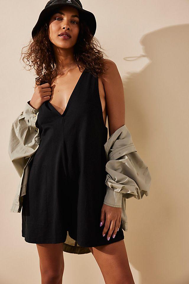Cassie Low-Back Romper by FREE-EST | FREE PEOPLE
