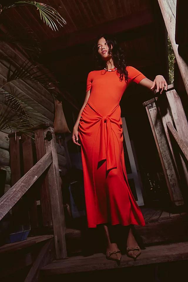 Good Feels Short-Sleeve Maxi Dress by FREE-EST | FREE PEOPLE