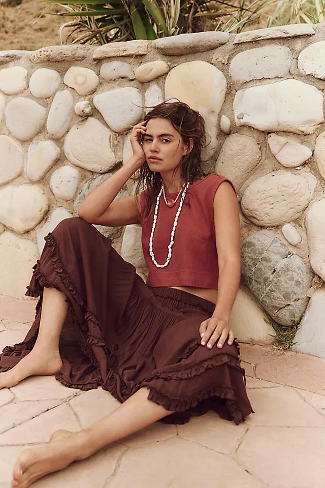 Vienna Midi Skirt by FREE-EST | FREE PEOPLE