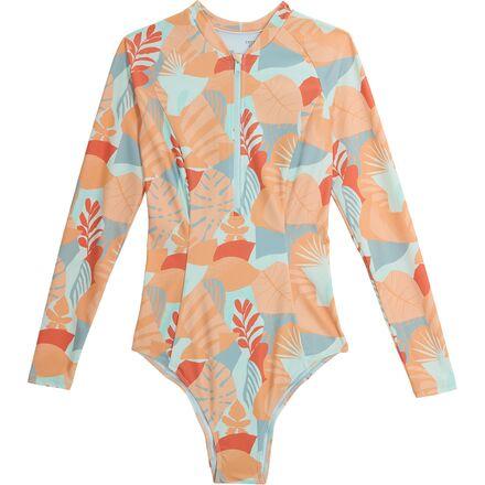 Wavebound Long-Sleeve One-Piece Swimsuit by FREE FLY