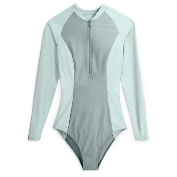Wavebound Long-Sleeve One-Piece Swimsuit by FREE FLY
