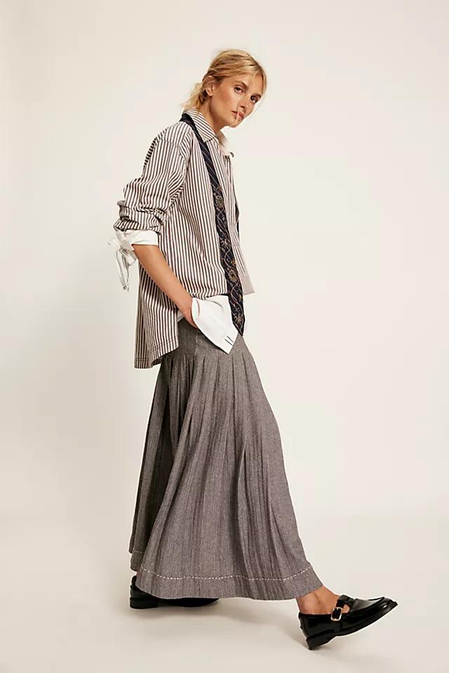 53rd Street Tailored Maxi Skirt by FREE PEOPLE