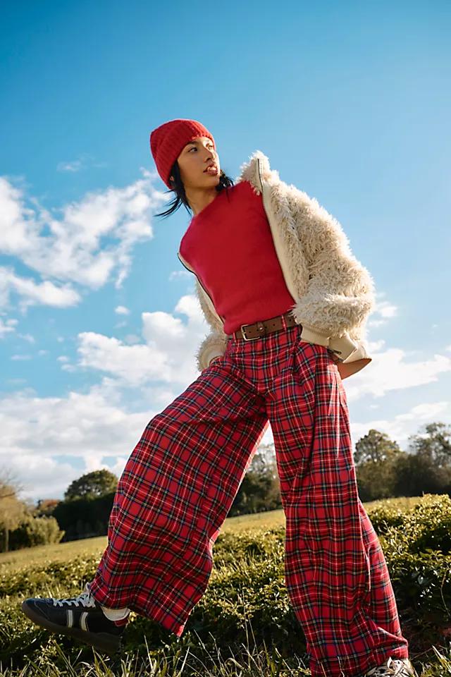 About It Baggy Wide-Leg Trousers by FREE PEOPLE