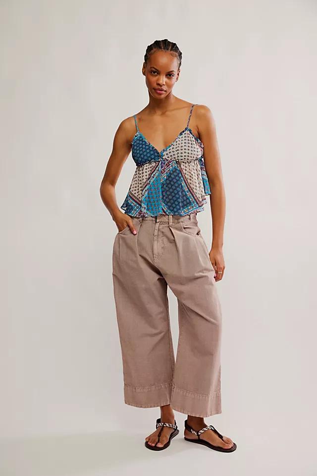 Alix Printed Tank Secondhand by FREE PEOPLE